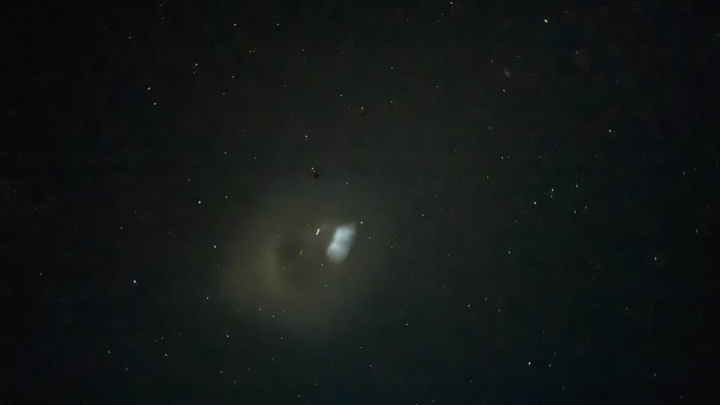 spacex buco ionosfera