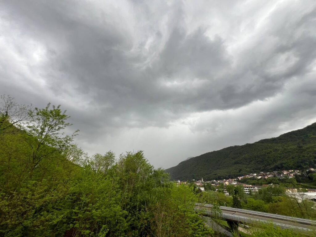 temporale omegna piemonte