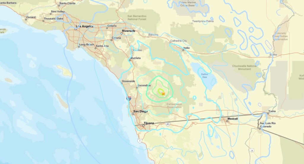 terremoto california