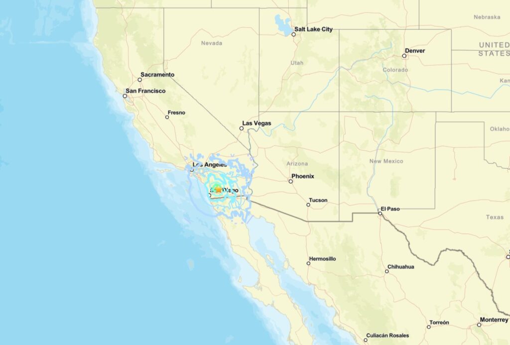 terremoto california