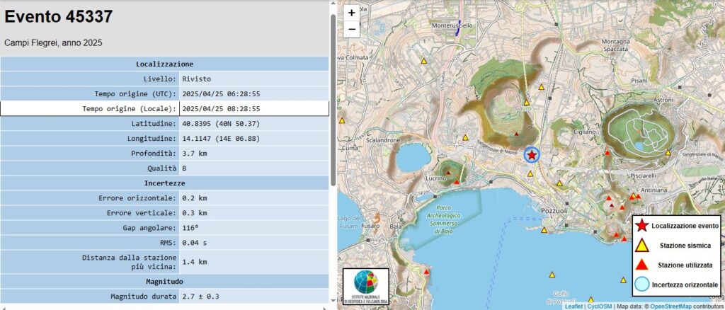 terremoto campi flegrei pozzuoli