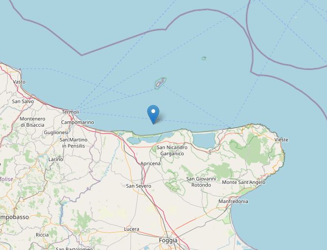 terremoto costa garganica