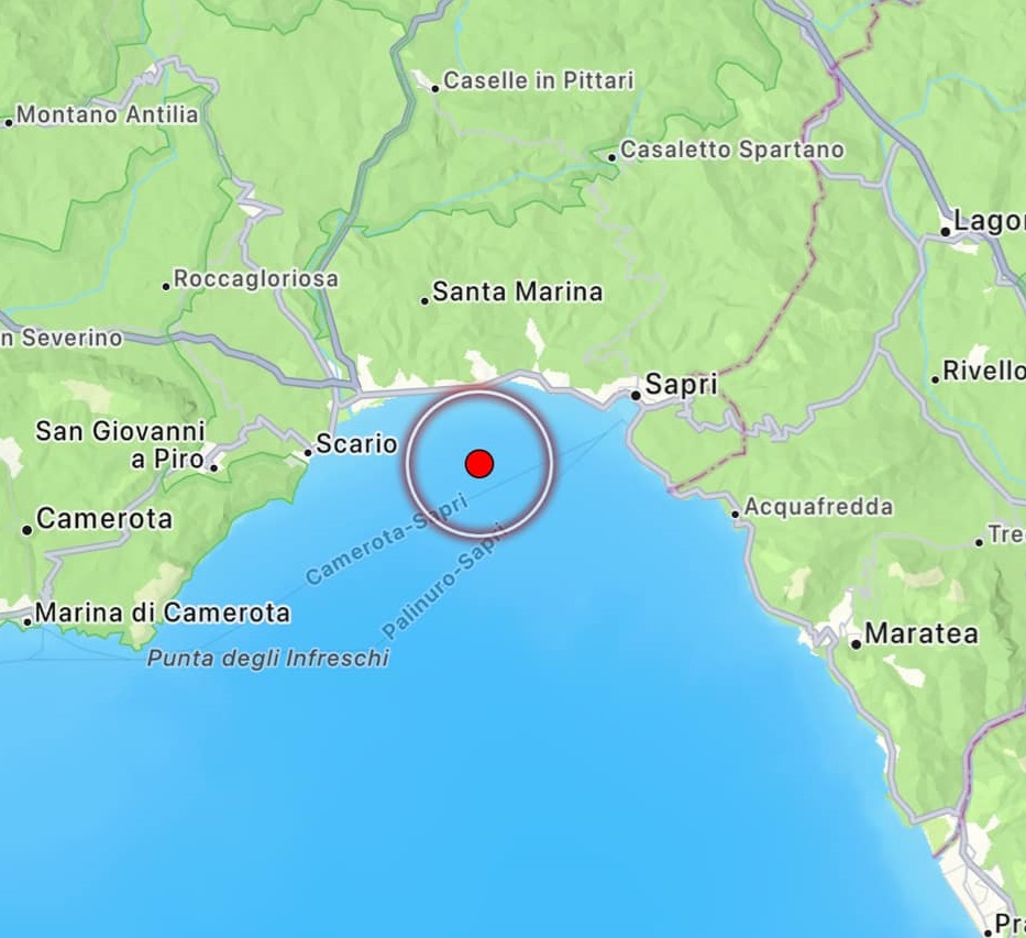terremoto golfo policastro