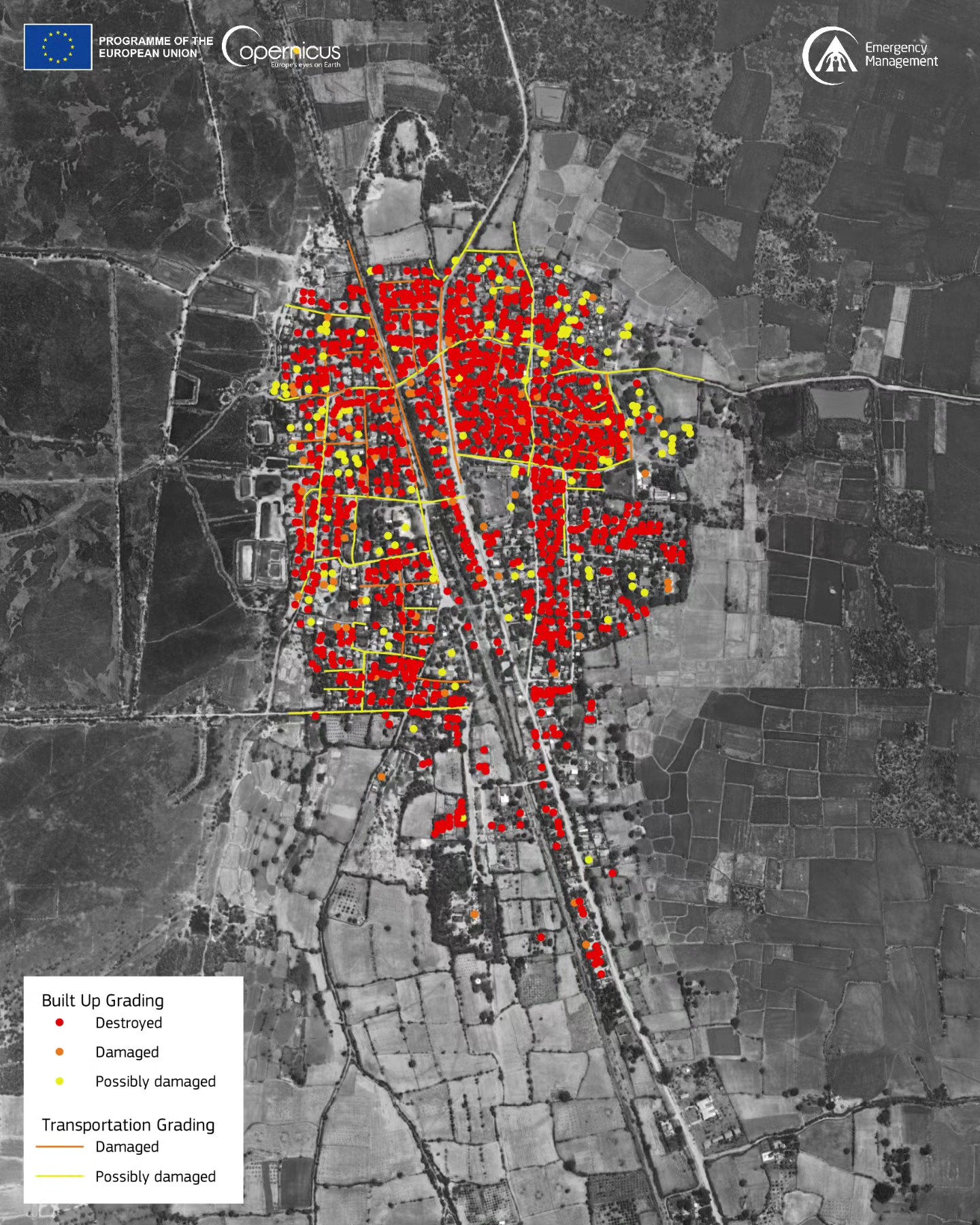 terremoto myanmar copernicus