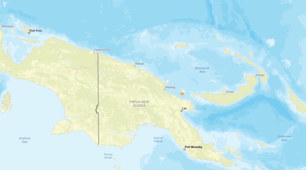 terremoto papua nuova guinea