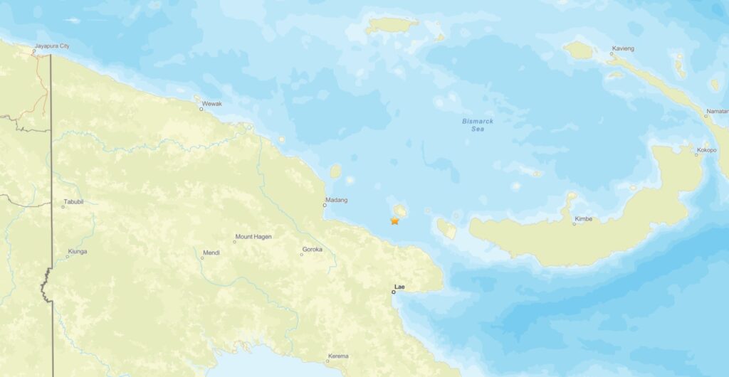 terremoto papua nuova guinea