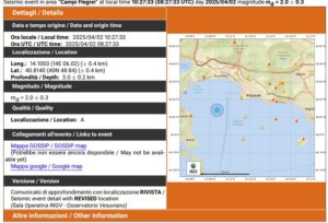 terremoto pozzuoli campi flegrei