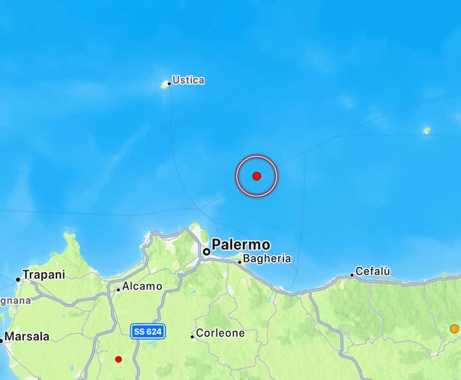 terremoto sicilia tirreno