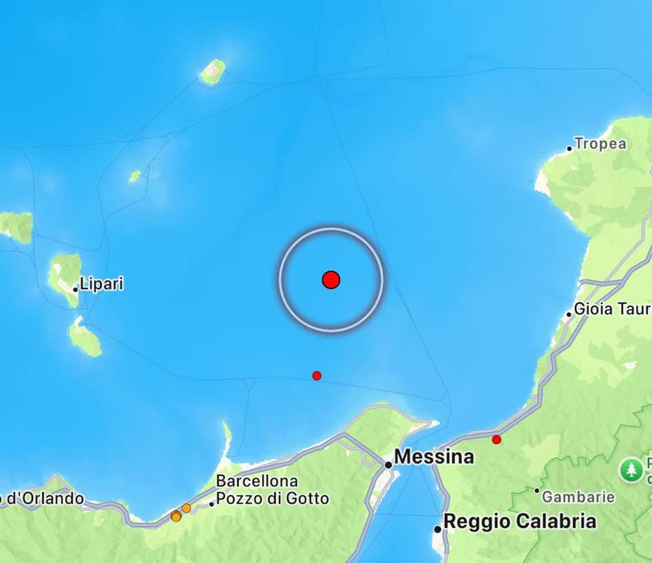 terremoto tirreno
