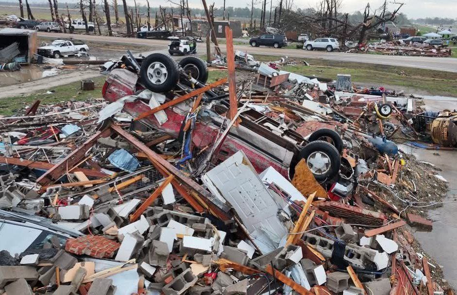 tornado arkansas usa