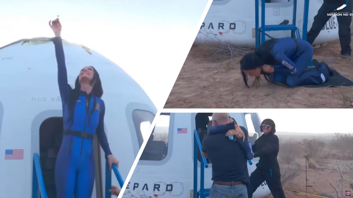 Volo tutto al femminile di Blue Origin, le emozioni dell’equipaggio e l’aneddoto su Katy Perry | FOTO