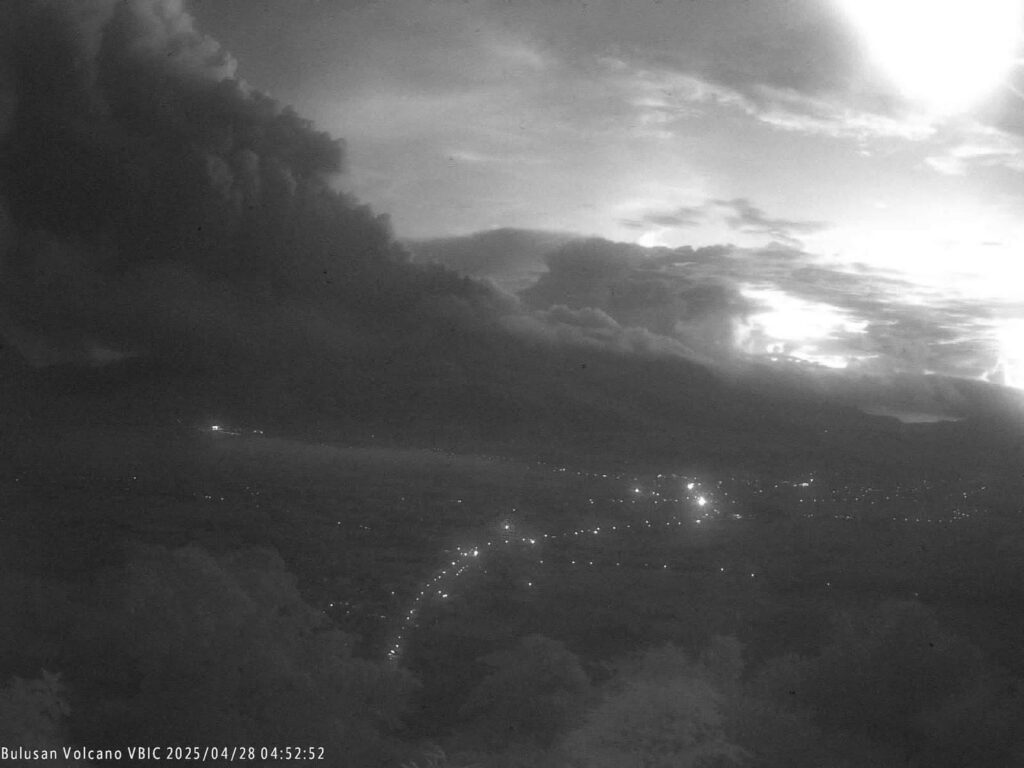 eruzione vulcano bulusan filippine