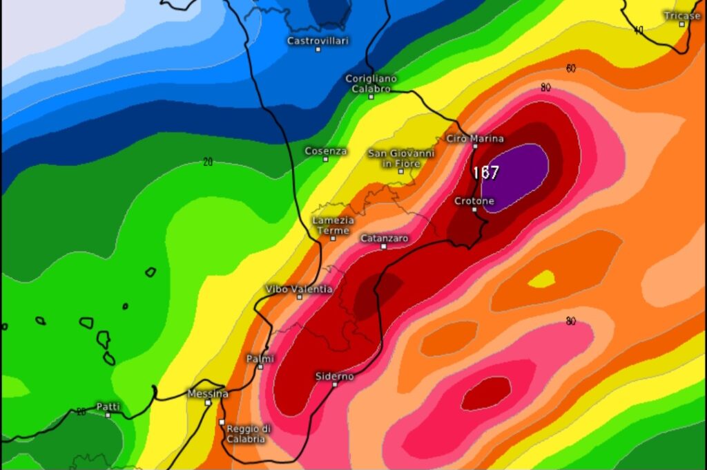 Allerta meteo Calabria 16 maggio