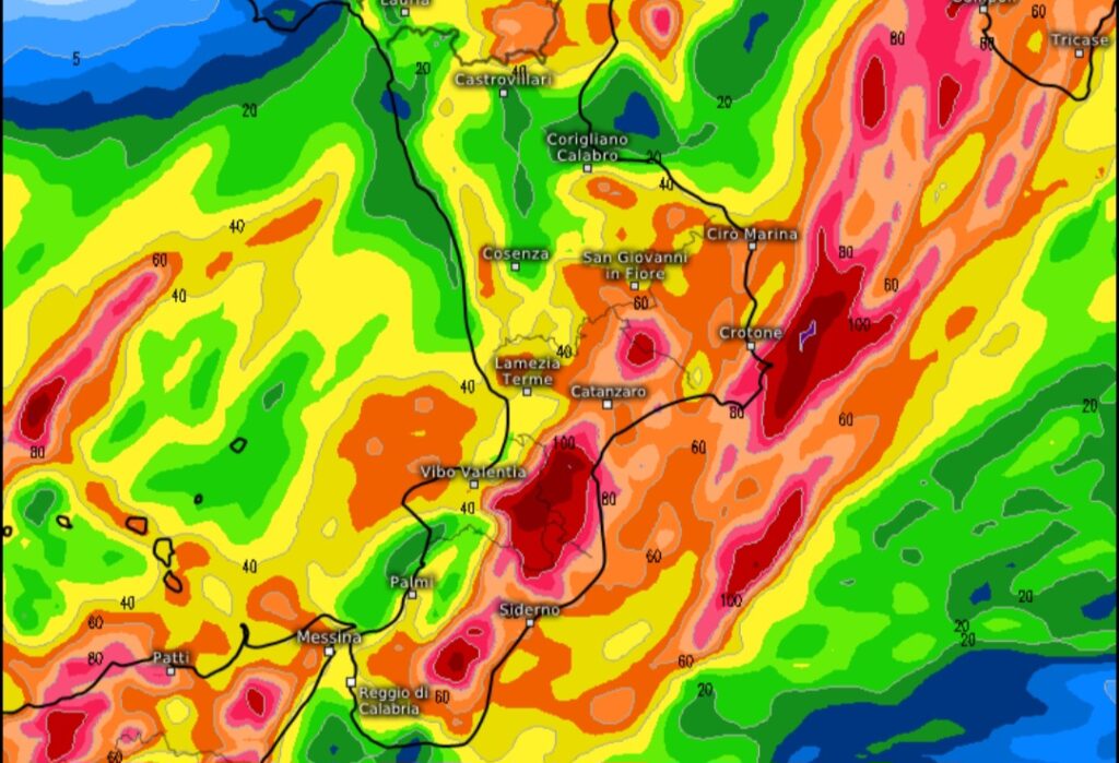 Allerta meteo Calabria 15-16 maggio