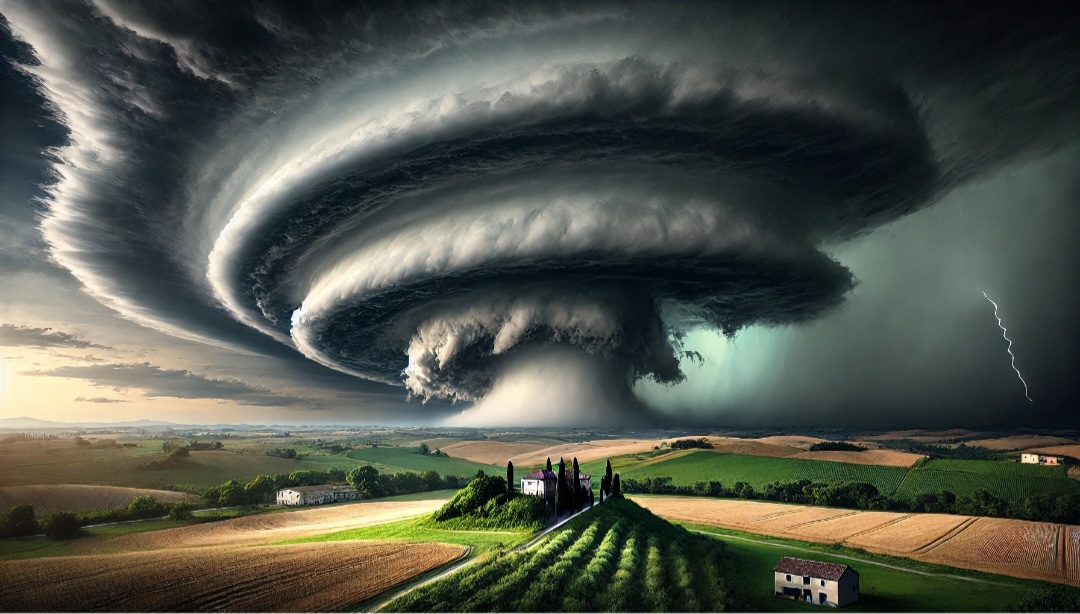 Allerta Meteo: supercelle in arrivo oggi al Nord, rischio grandinate e downburst