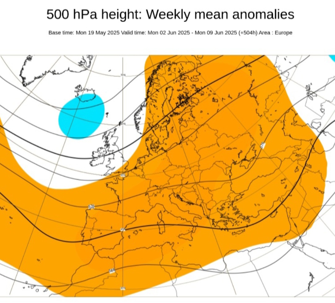 Anticiclone delle Azzorre giugno 