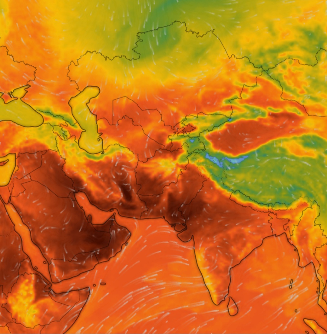 Caldo estremo Asia