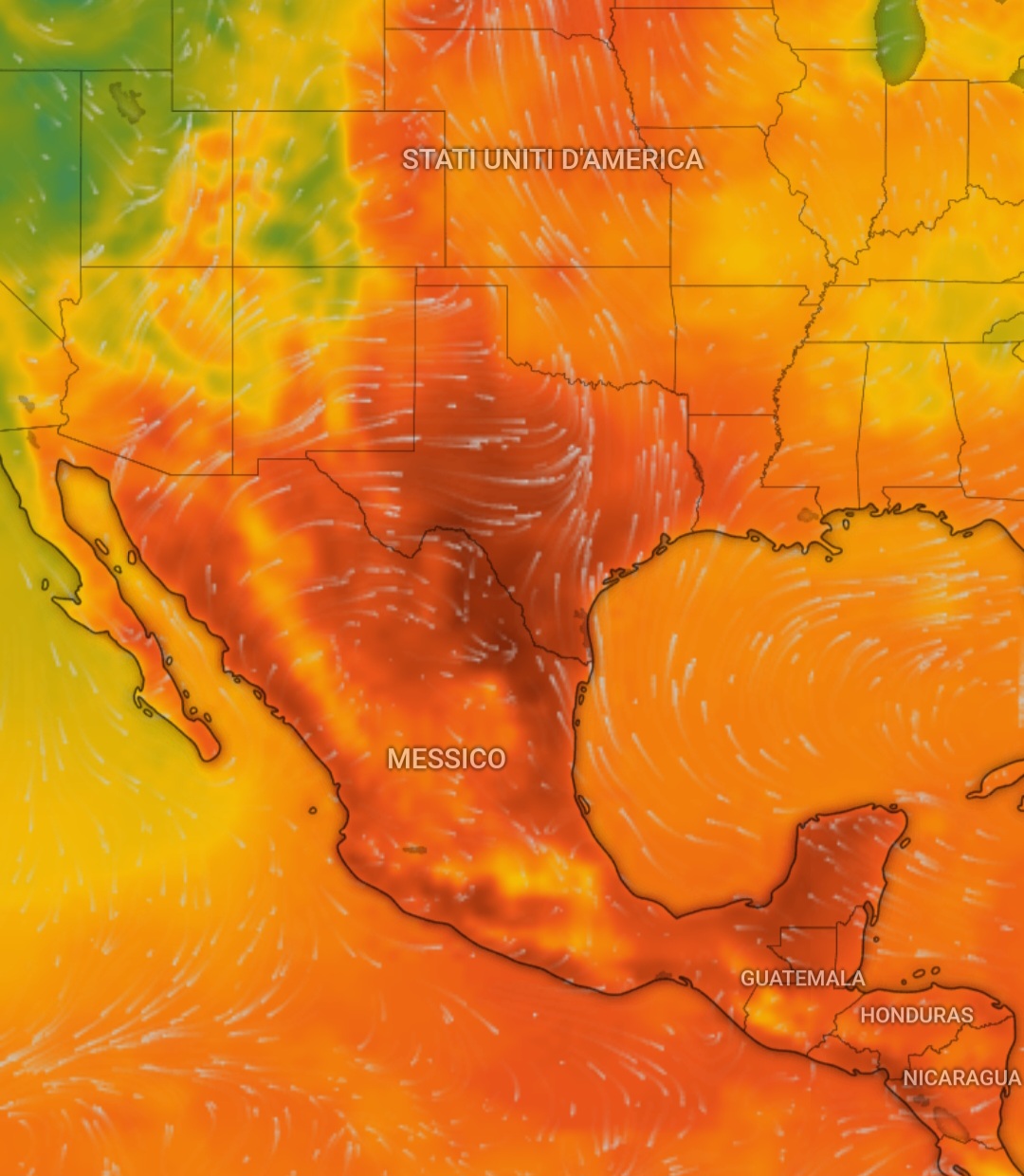 Caldo estremo Texas