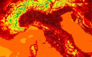 Caldo record Pianura Padana