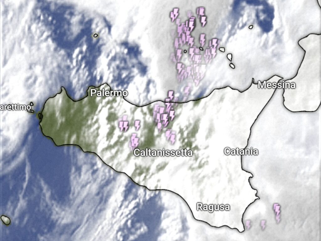 Ciclone Ines e temporali Sicilia