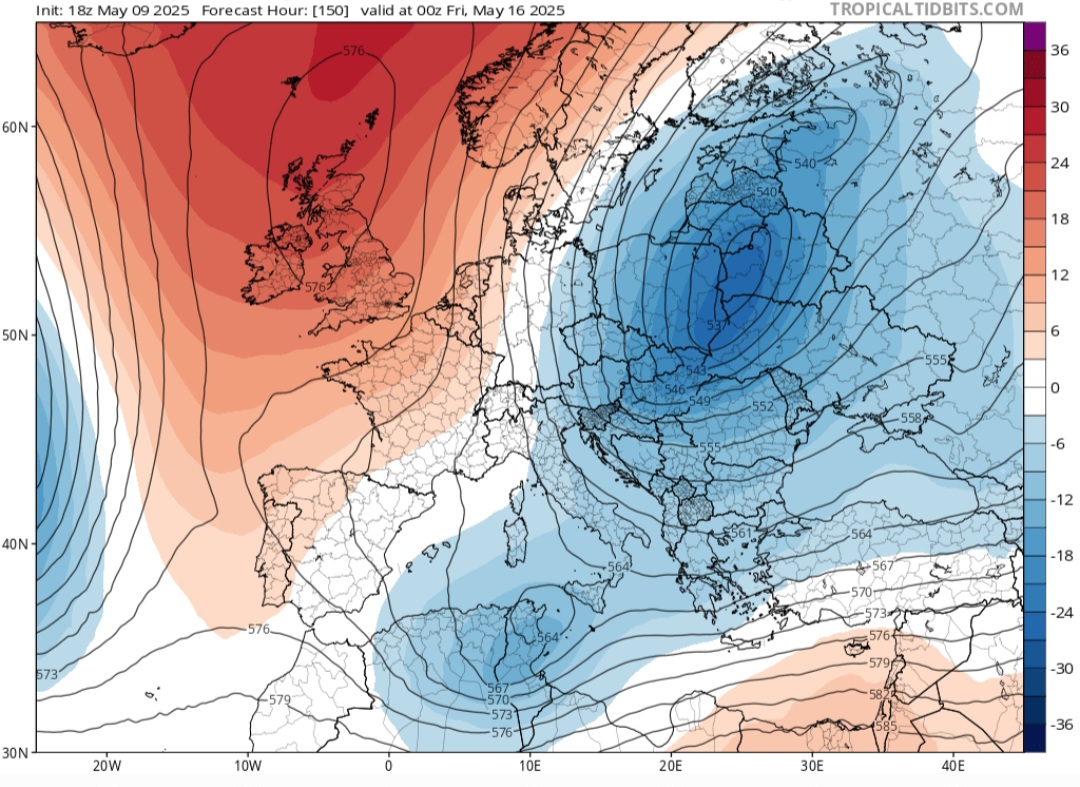 Ciclone Sud Italia 16 maggio 