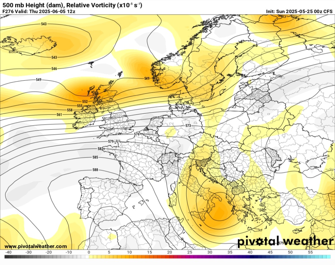 Cut off vorticità 5 giugno