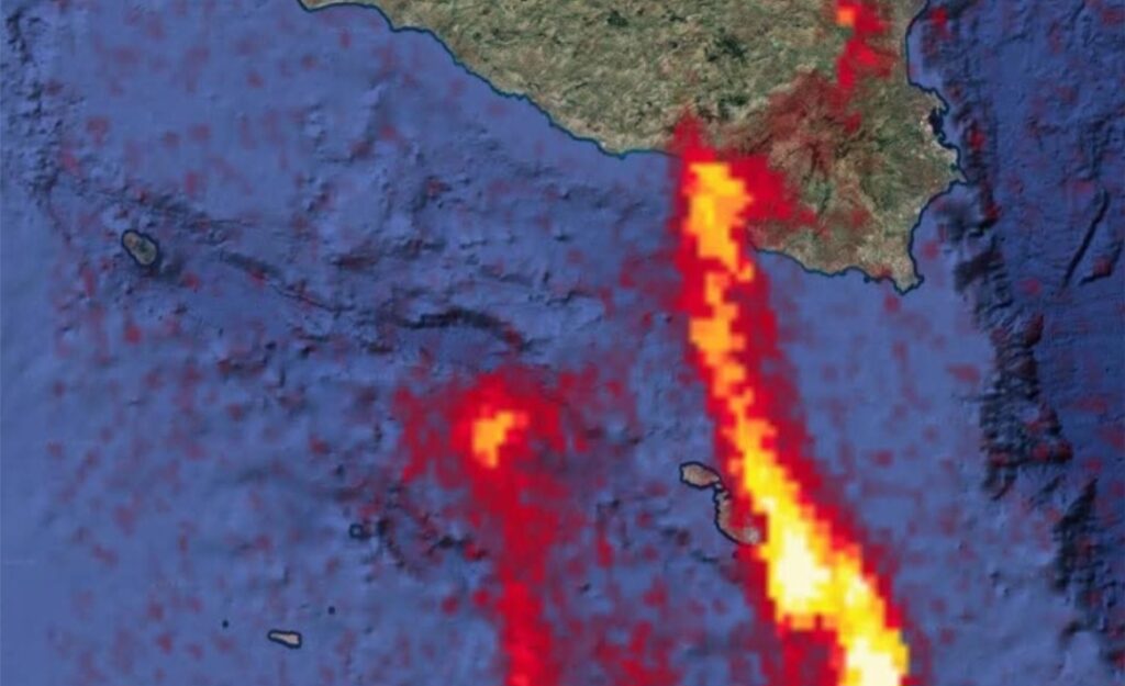 Eruzione Etna so2