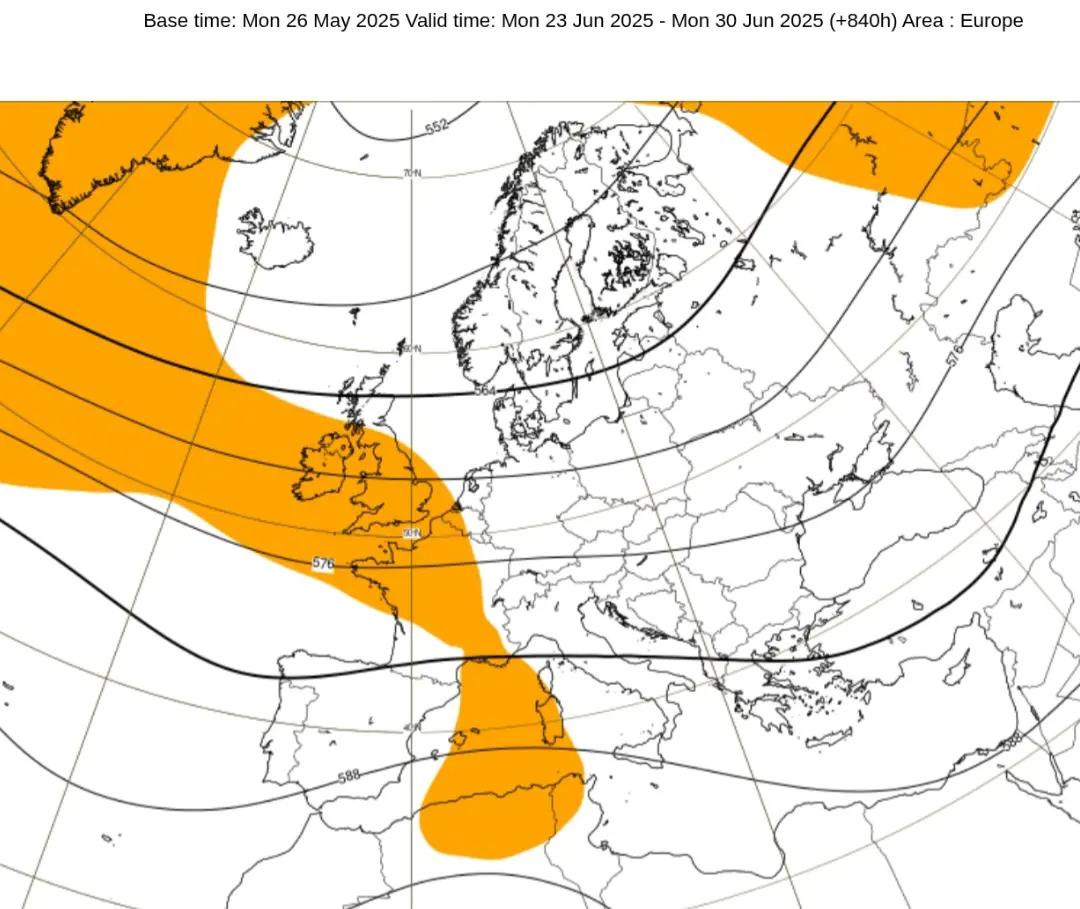 Evoluzione 23-30 giugno 2025 ECMWF