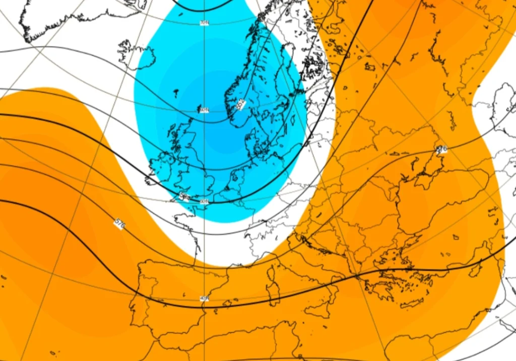 Evoluzione a 500 hPa giugno 2025 ECMWF