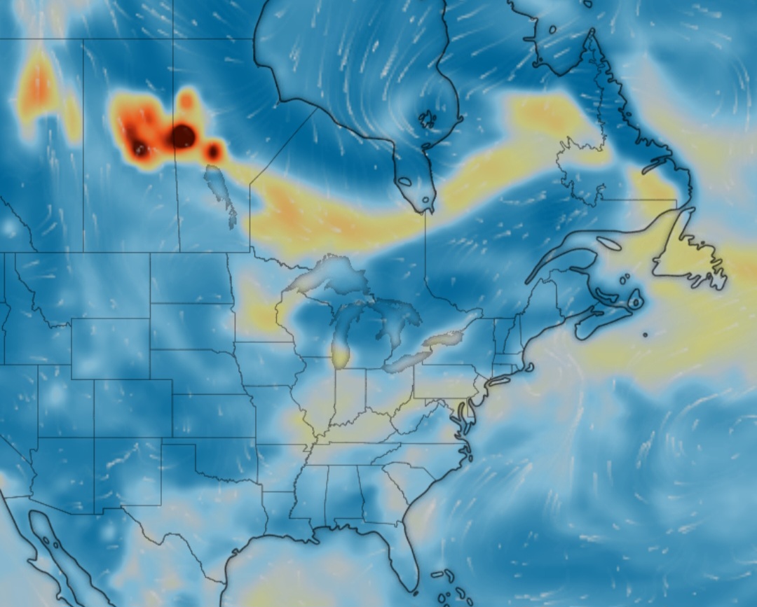 Fumo incendi Canada