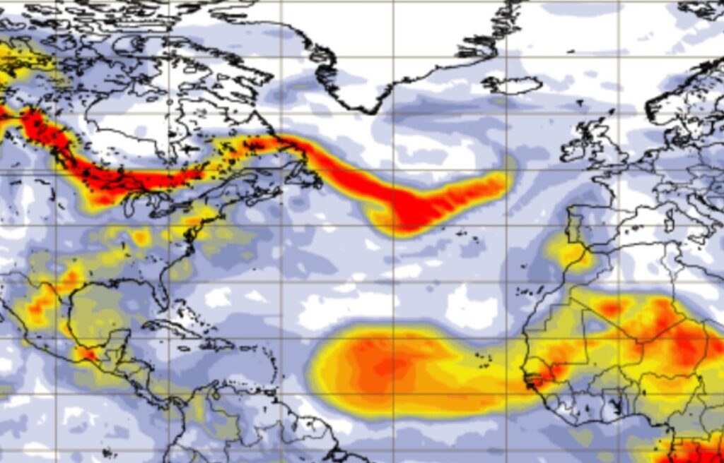 Fumo incendi sabbia sahariana