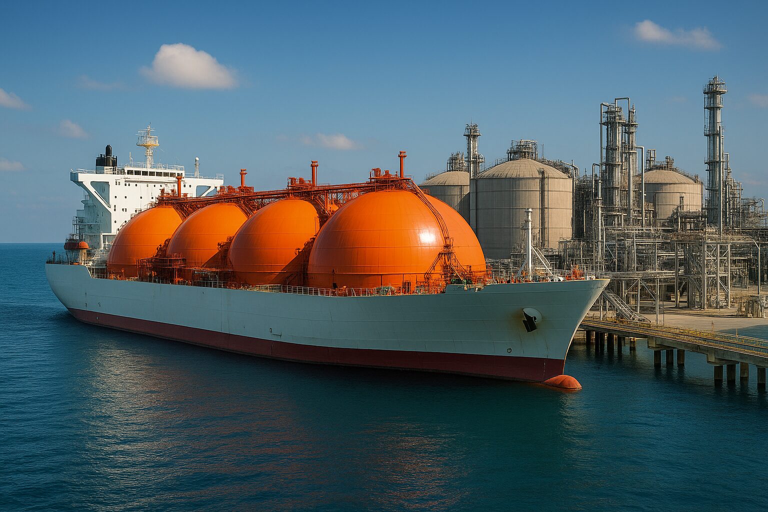 Energia, ad aprile nuovo record di assorbimento di GNL in Europa