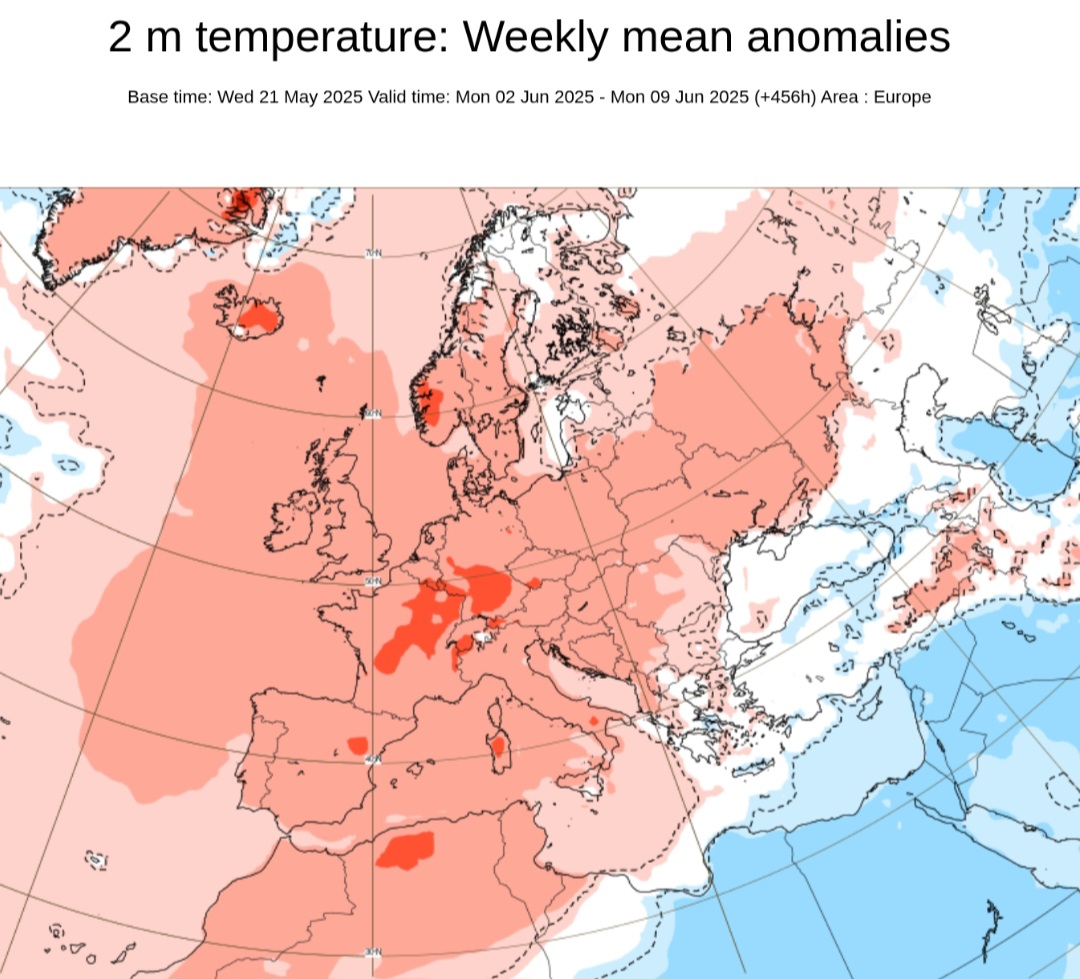 Giugno 2025 temperature 