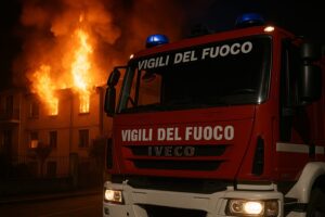 Incendio casa riposo Catania