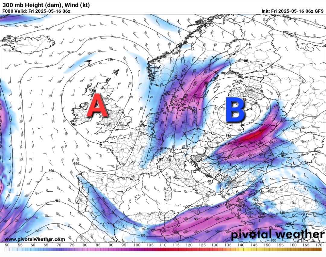 Jet stream 17 maggio 