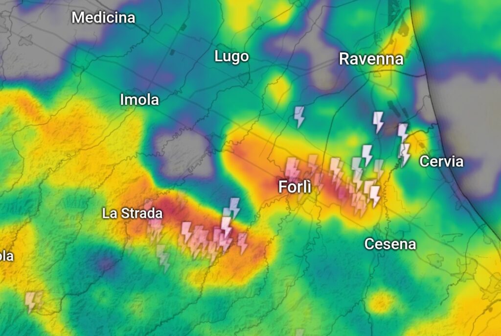 Maltempo Emilia Romagna Forlì 20 maggio