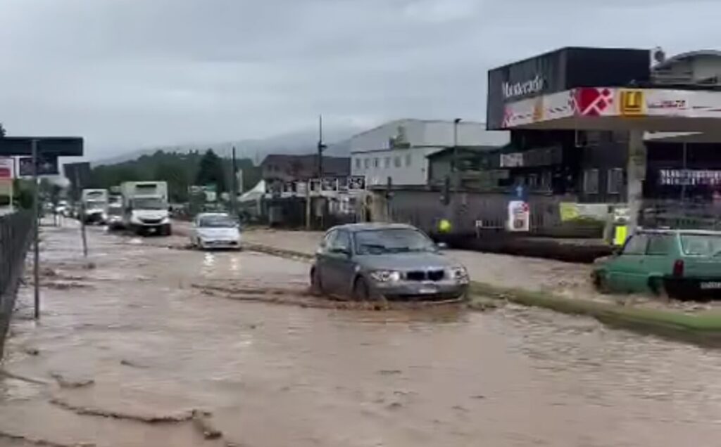 Maltempo Piemonte Pinerolo allagamenti