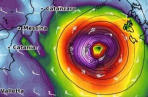 Medicane Italia meridionale