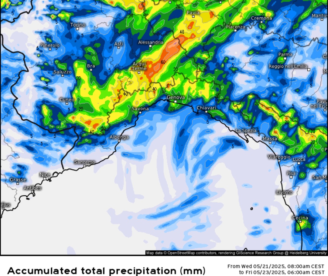 Meteo Liguria 22 maggio