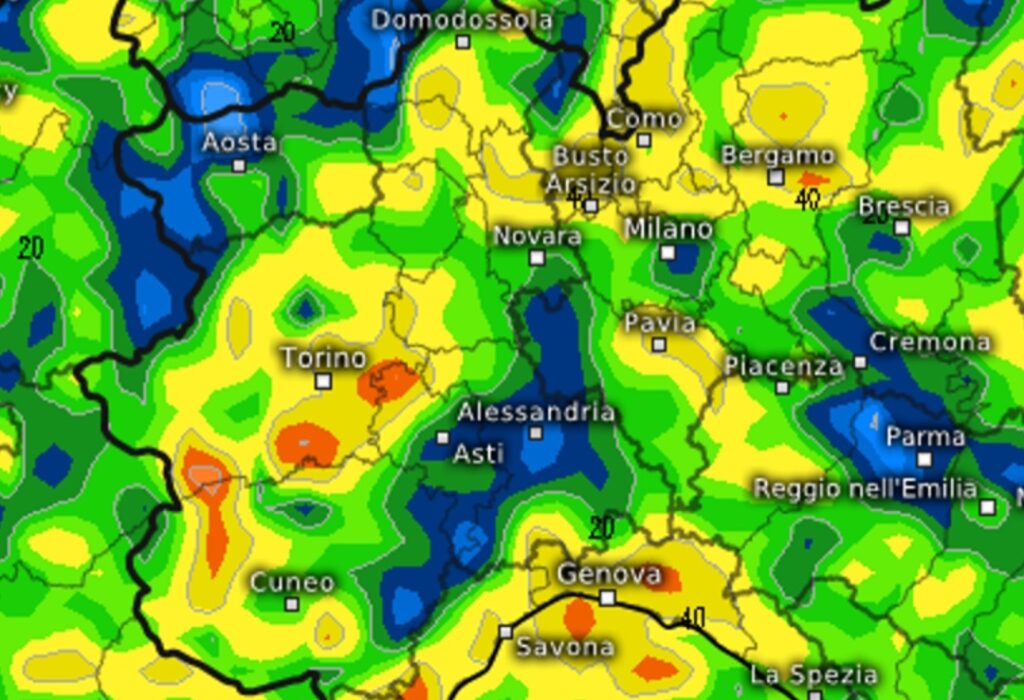 Meteo Piemonte 16 maggio