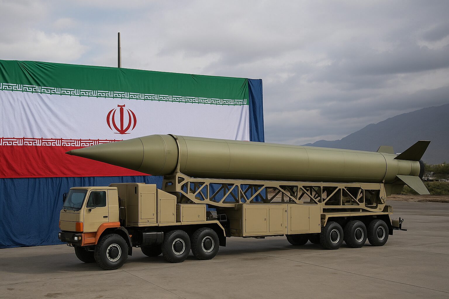 L’Iran svela un nuovo missile balistico a combustibile solido da 1.200 km: cresce la tensione con l’Occidente