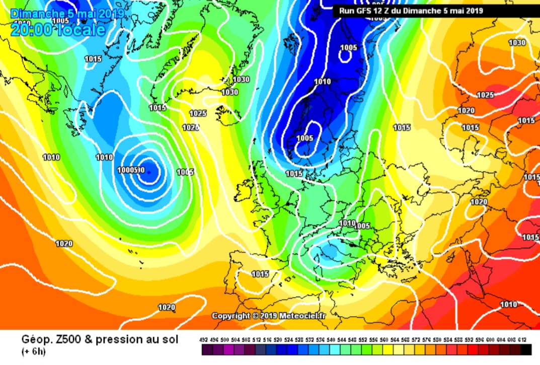 Neve maggio 2019 Gfs