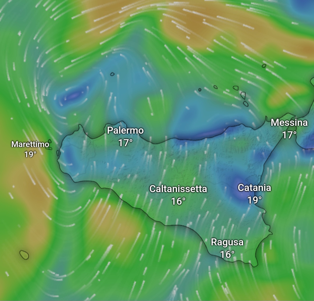 Occhio ciclone Ines Sicilia