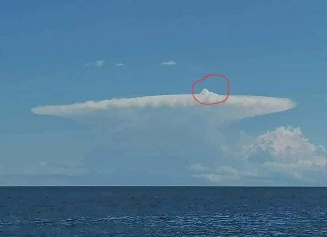 Overshooting top