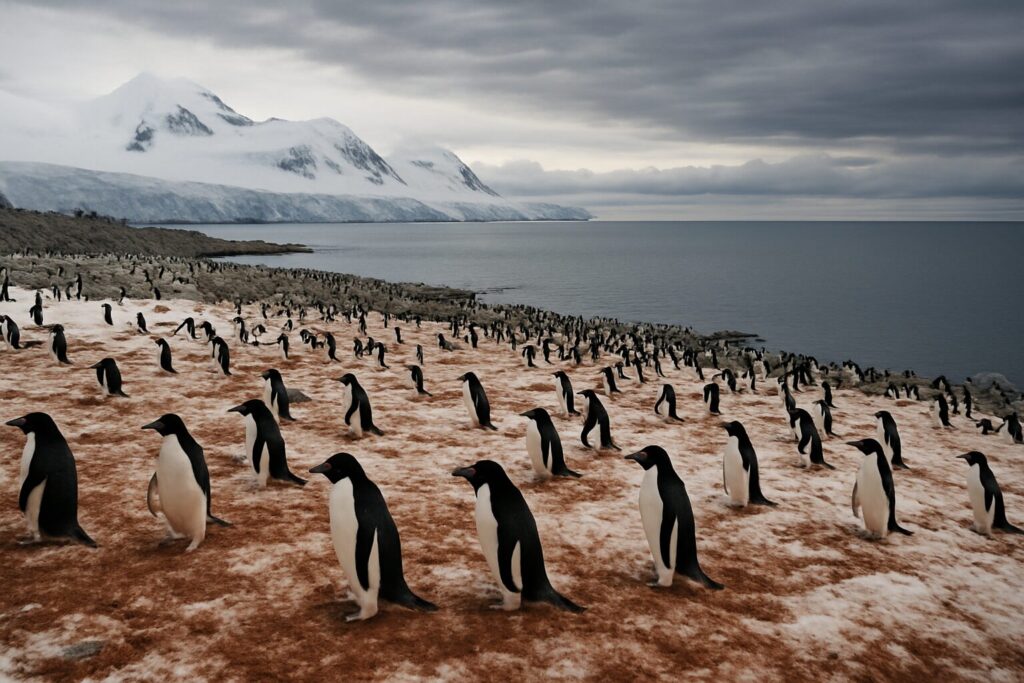 Pinguini antartide