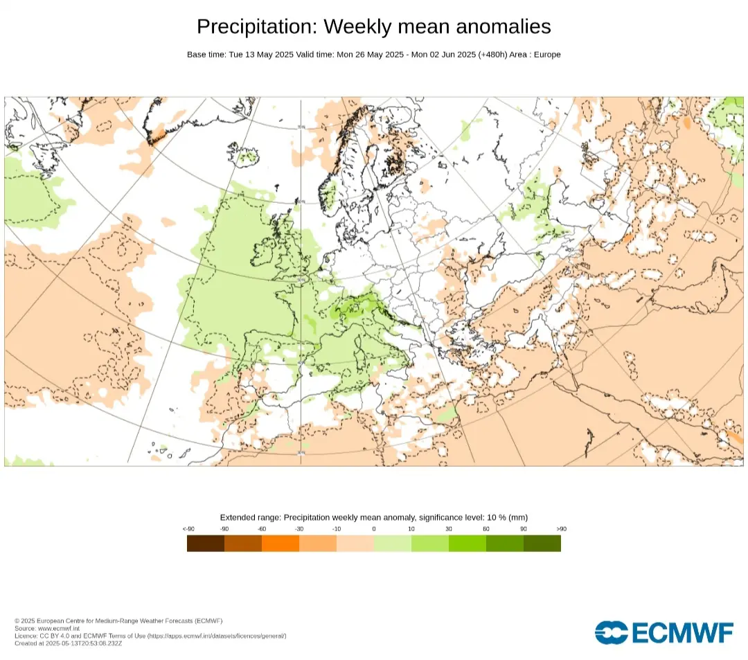 Precipitazioni 19-26 maggio