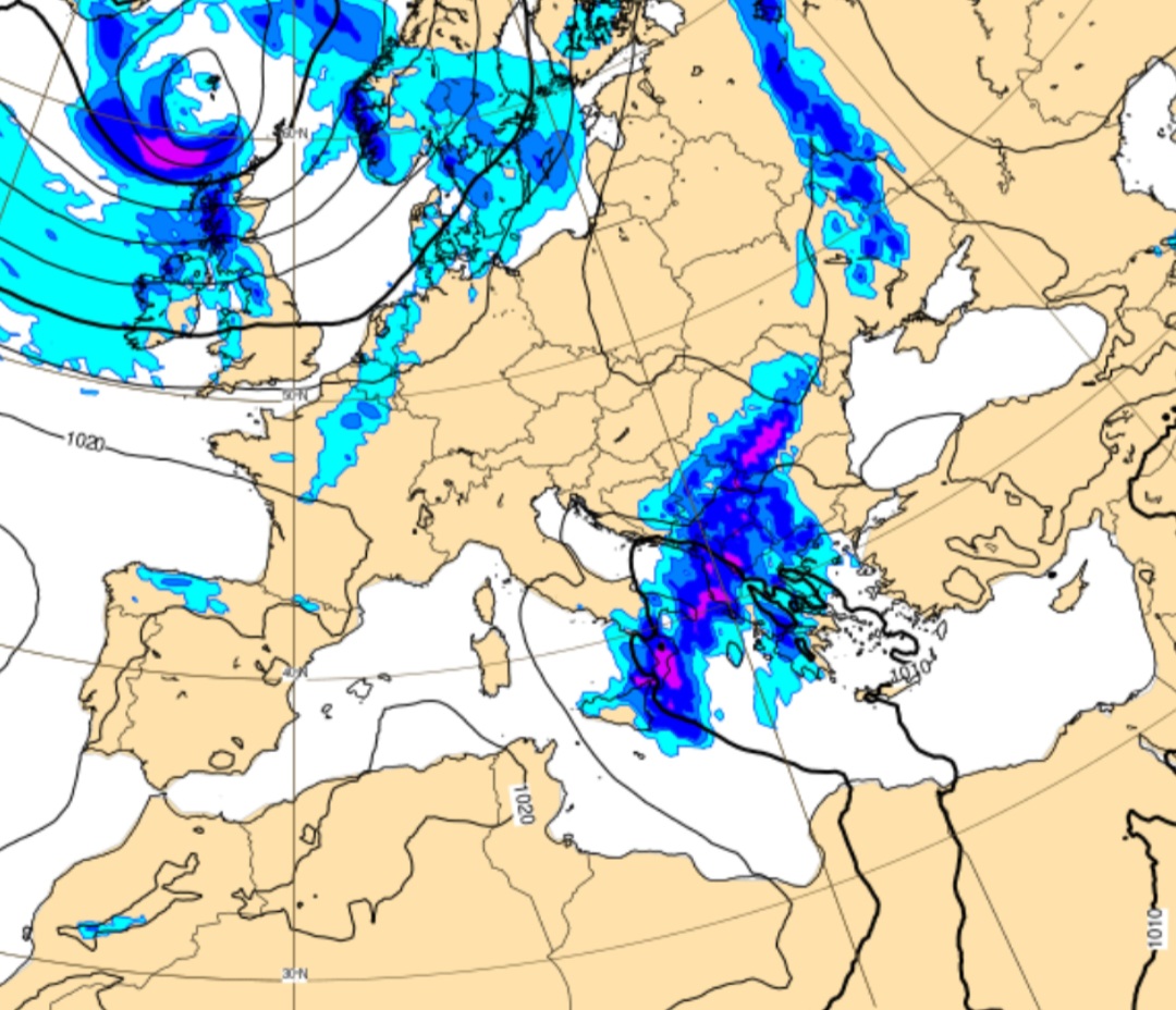 Precipitazioni 25 maggio