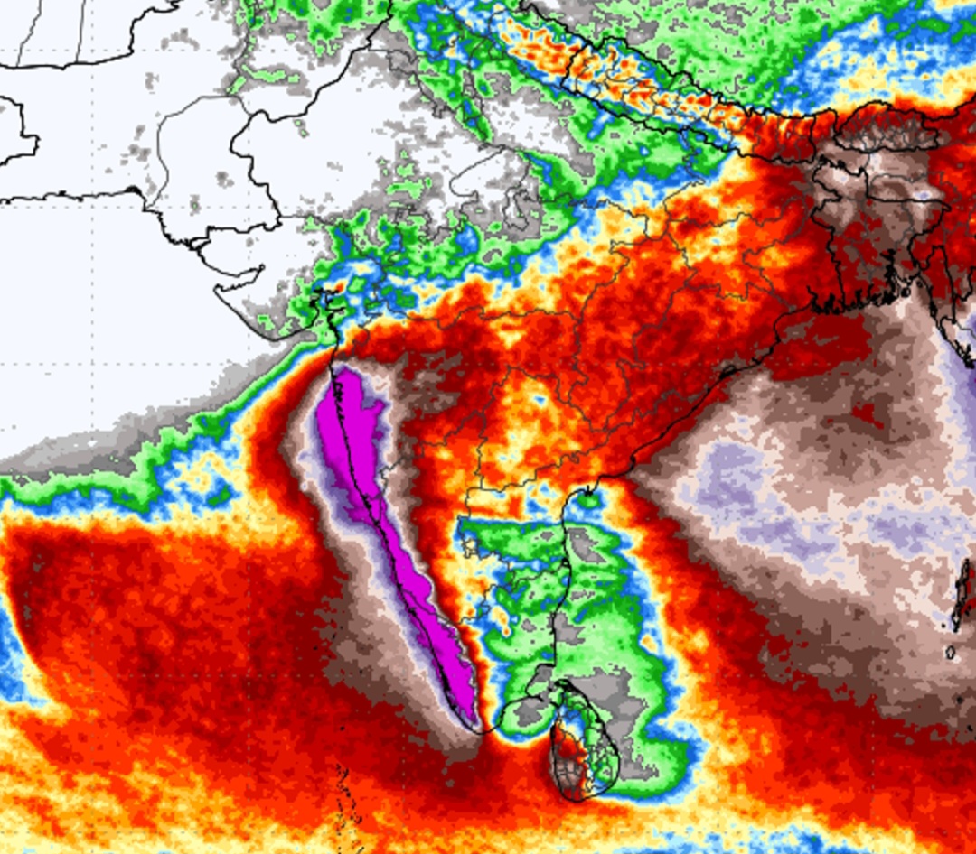 Precipitazioni previste India