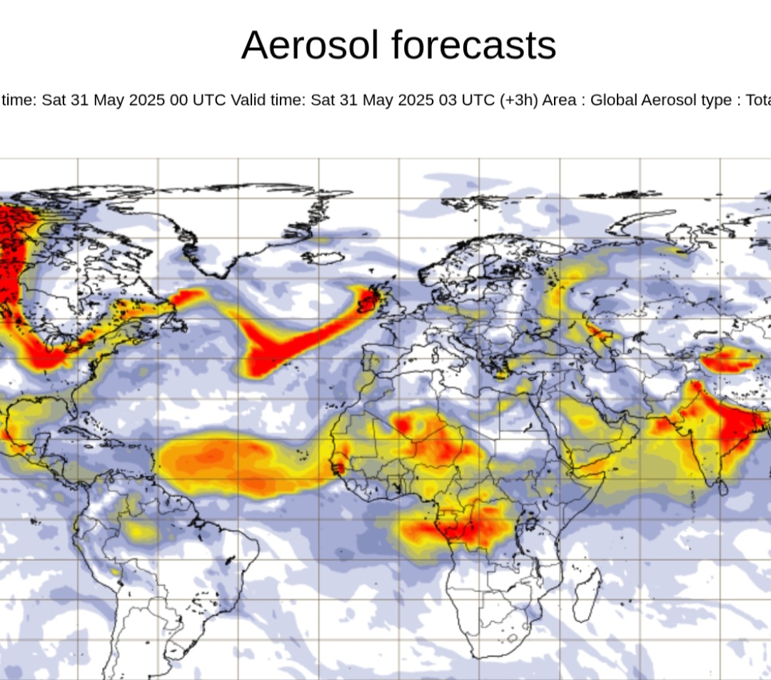 Previsioni aerosol Copernicus