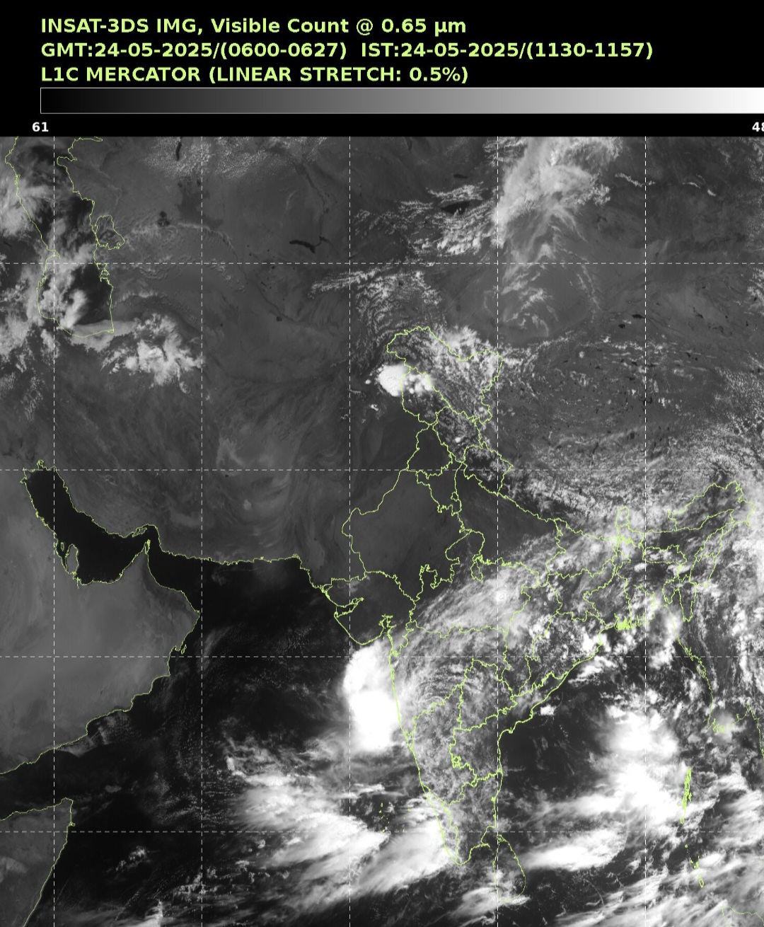 Satellite meteo India 